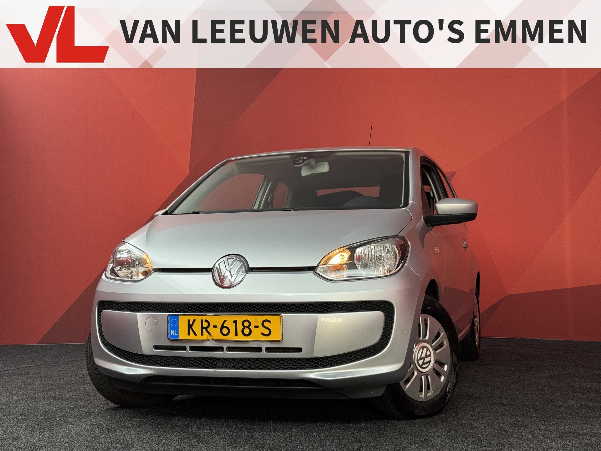 Volkswagen up! 1.0 high up! BlueMotion | Cruise | Airco | El, Auto's, Volkswagen, Voorwielaandrijving, Euro 5, Stof, Gebruikt