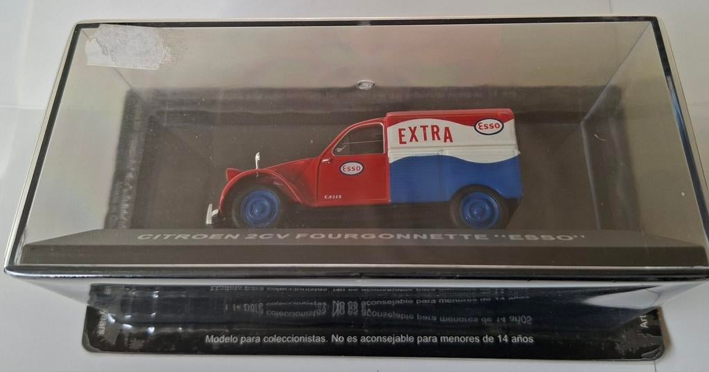 Reclame Esso extra Citroên 2CV fourgonnette, Ophalen of Verzenden, Auto, Overige merken