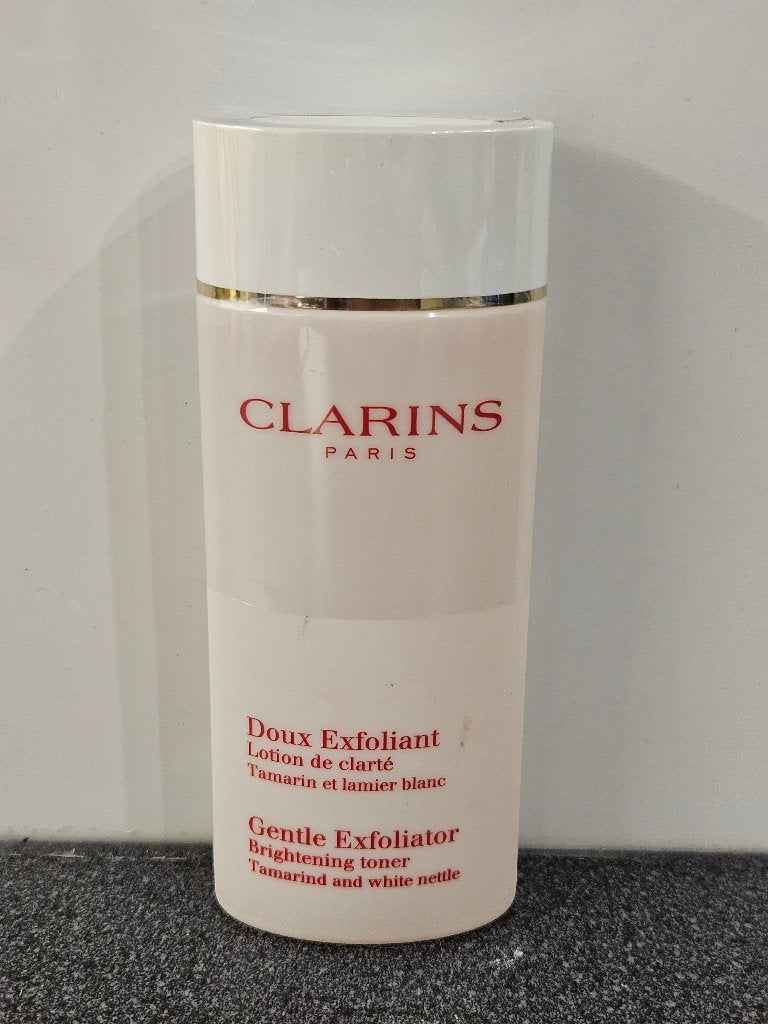 Clarins Gentle Exfoliator Brightening Toner 125 ml, Gehele gezicht, Nieuw, Ophalen of Verzenden, Nvt