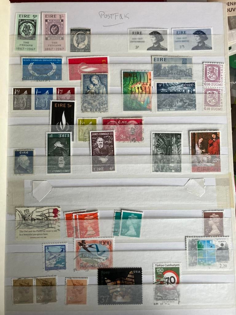 Ierland flink aantal oudere zegels postfris en gebruikt, Postzegels en Munten, Postzegels | Volle albums en Verzamelingen, Ophalen of Verzenden