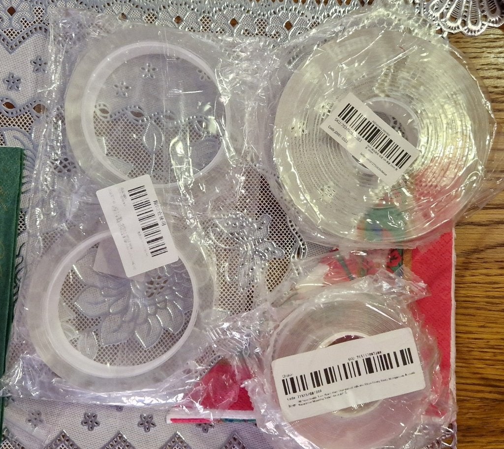 Silicone tape transparant verschillende maten nieuw in verpa, Ophalen, Nieuw, Knutselmateriaal