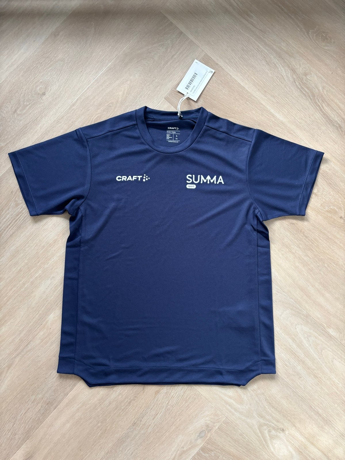 Craft T-shirt dames S - Navy met SUMMA sport opdruk. NIEUW, Blauw, Nieuw, Ophalen of Verzenden, Korte mouw