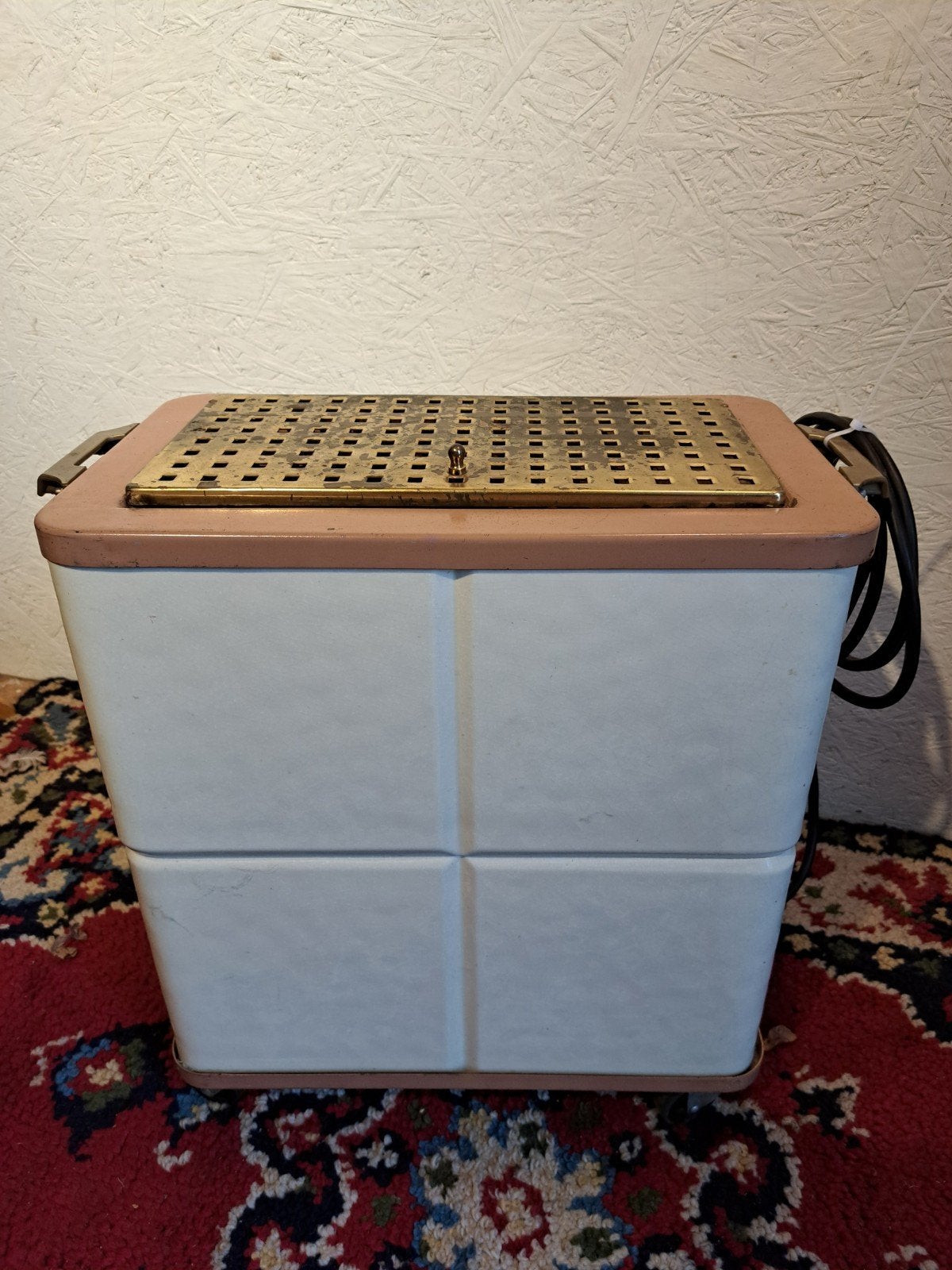 Vintage Elektrische kachel, jr. 50-60, Huis en Inrichting, Kasten | Roldeurkasten en Archiefkasten, Ophalen, 25 tot 50 cm, 50 tot 100 cm