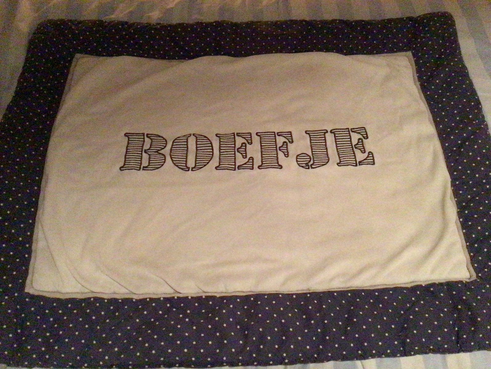 Boxkleed, Ophalen of Verzenden, Zo goed als nieuw, Rechthoekig, Boxkleed