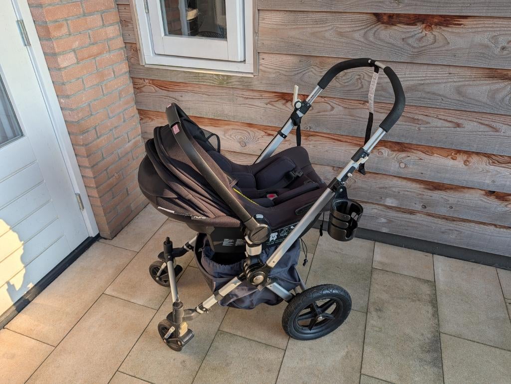 Complete set Bugaboo autostoel, base, kinderwagen etc., Ophalen, Bugaboo, Combiwagen, Luchtbanden