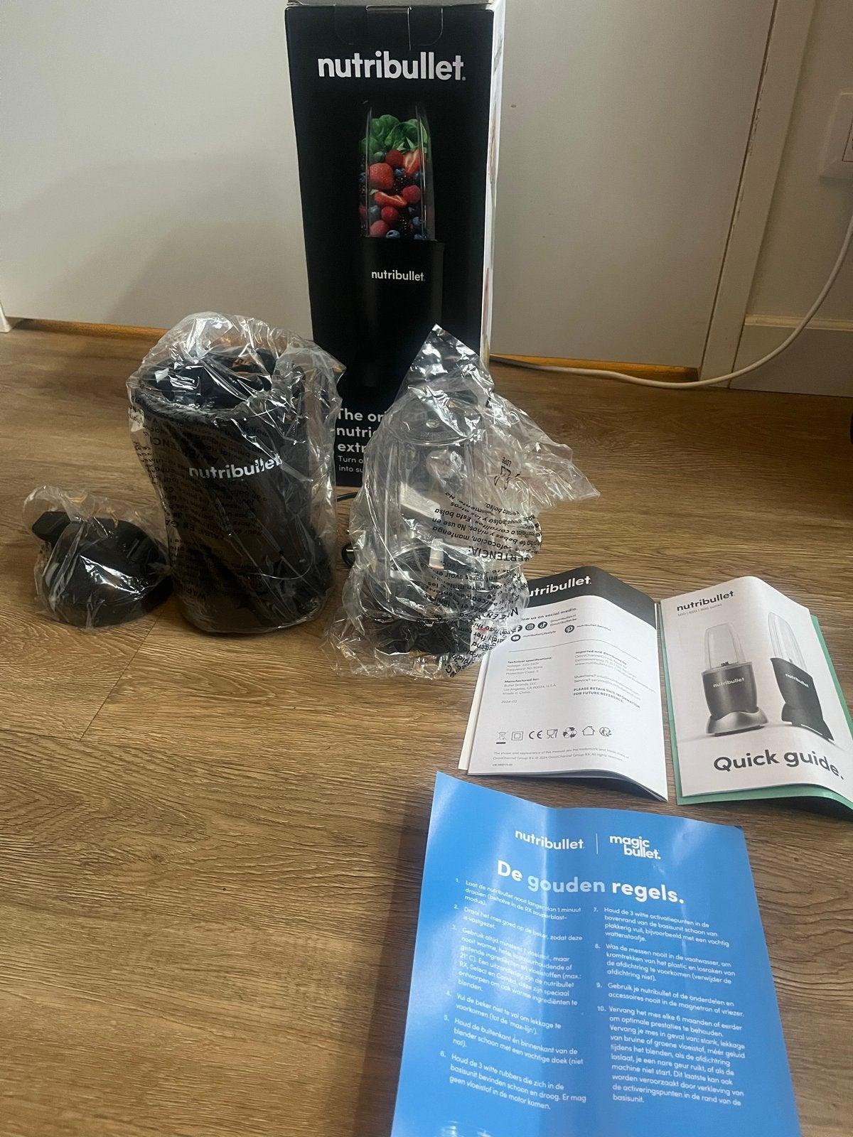 Nutribullet Original Blender - Zo goed als nieuw, Ophalen of Verzenden, Zo goed als nieuw, Blender