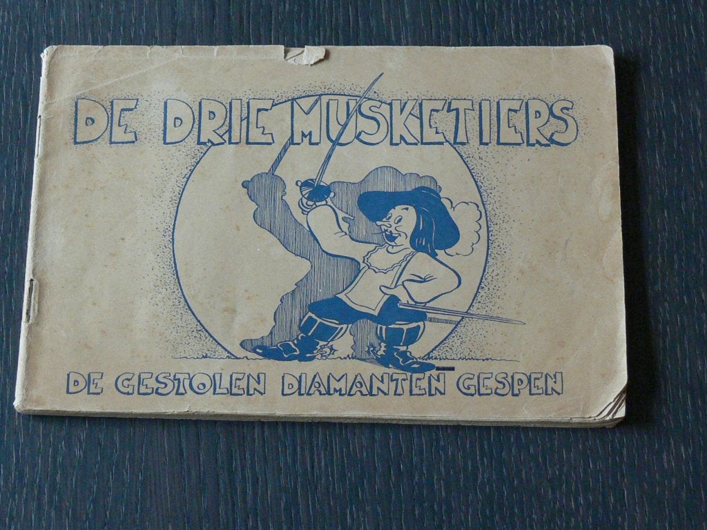 De drie musketiers - De gestolen diamanten gespen, Boeken, Eén stripboek, Verzenden, Gelezen