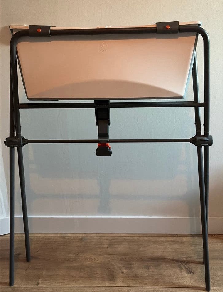 Stokke Flexi Bath - baby bad incl standaard en newborn zitje, Kinderen en Baby's, Badjes en Verzorging, Ophalen, Zo goed als nieuw
