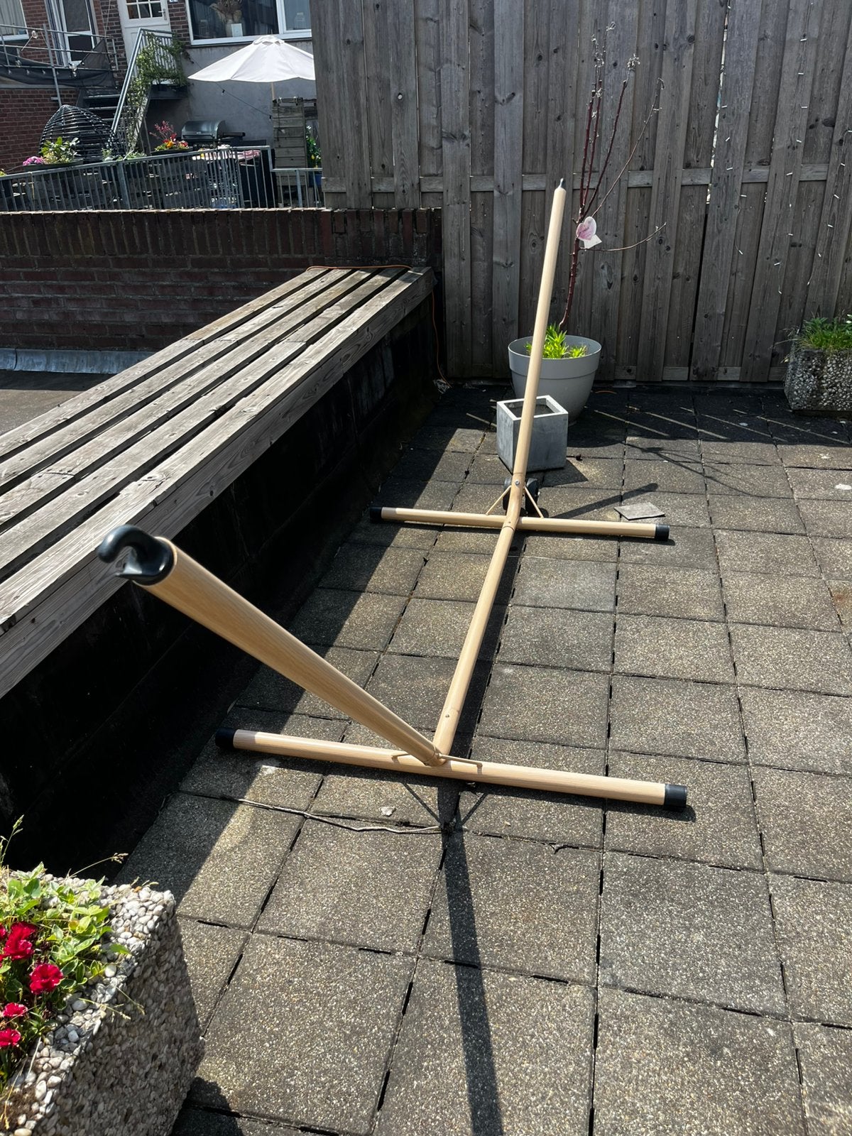 Standaard voor hangmat, Ophalen, Binnen, Gebruikt, Met standaard