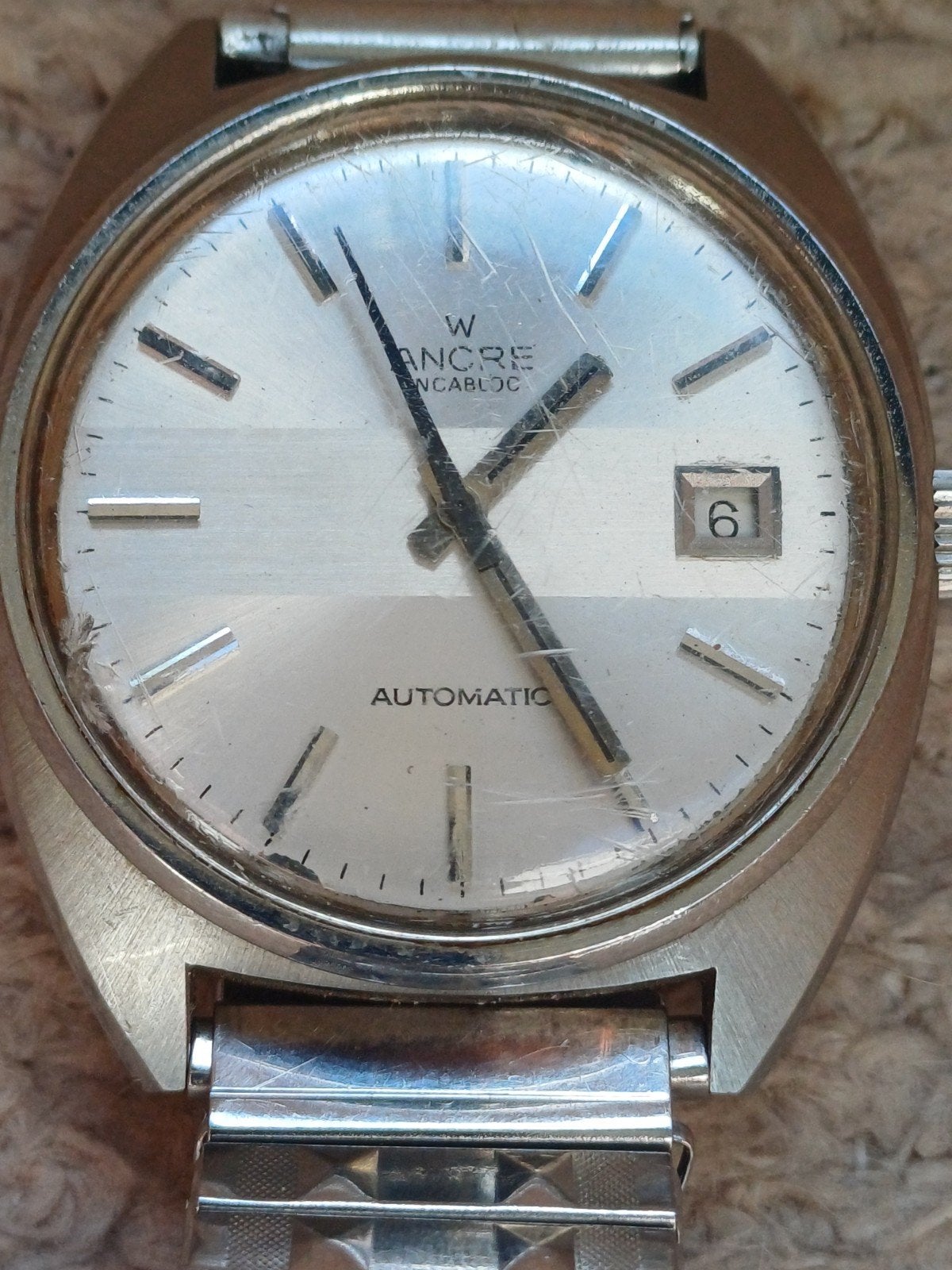 Ancre Automatic Horloge, Overige merken, Gebruikt, Zwart, Ophalen of Verzenden
