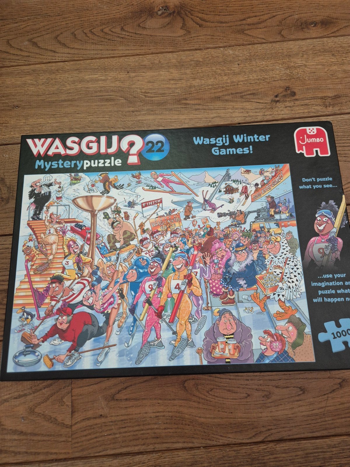 Wasgij mystery nr 22 winter games, Ophalen, 500 t/m 1500 stukjes, Zo goed als nieuw