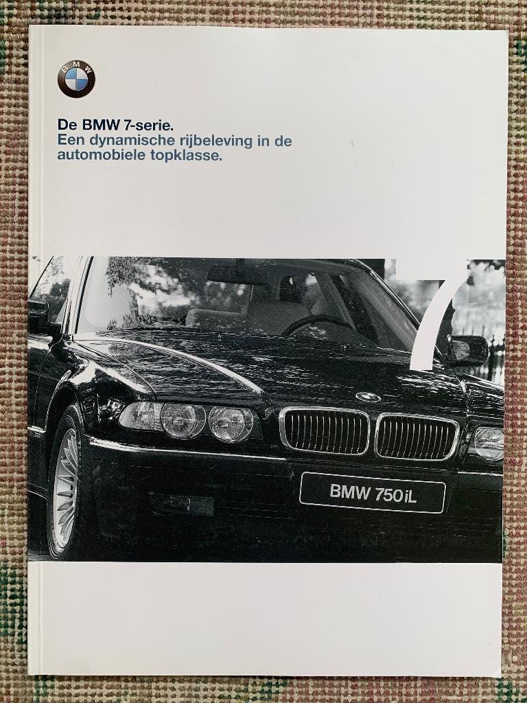 Nederlandse folder brochure BMW 7-serie E38 1998 nieuw!, Nieuw, Ophalen of Verzenden, BMW, BMW