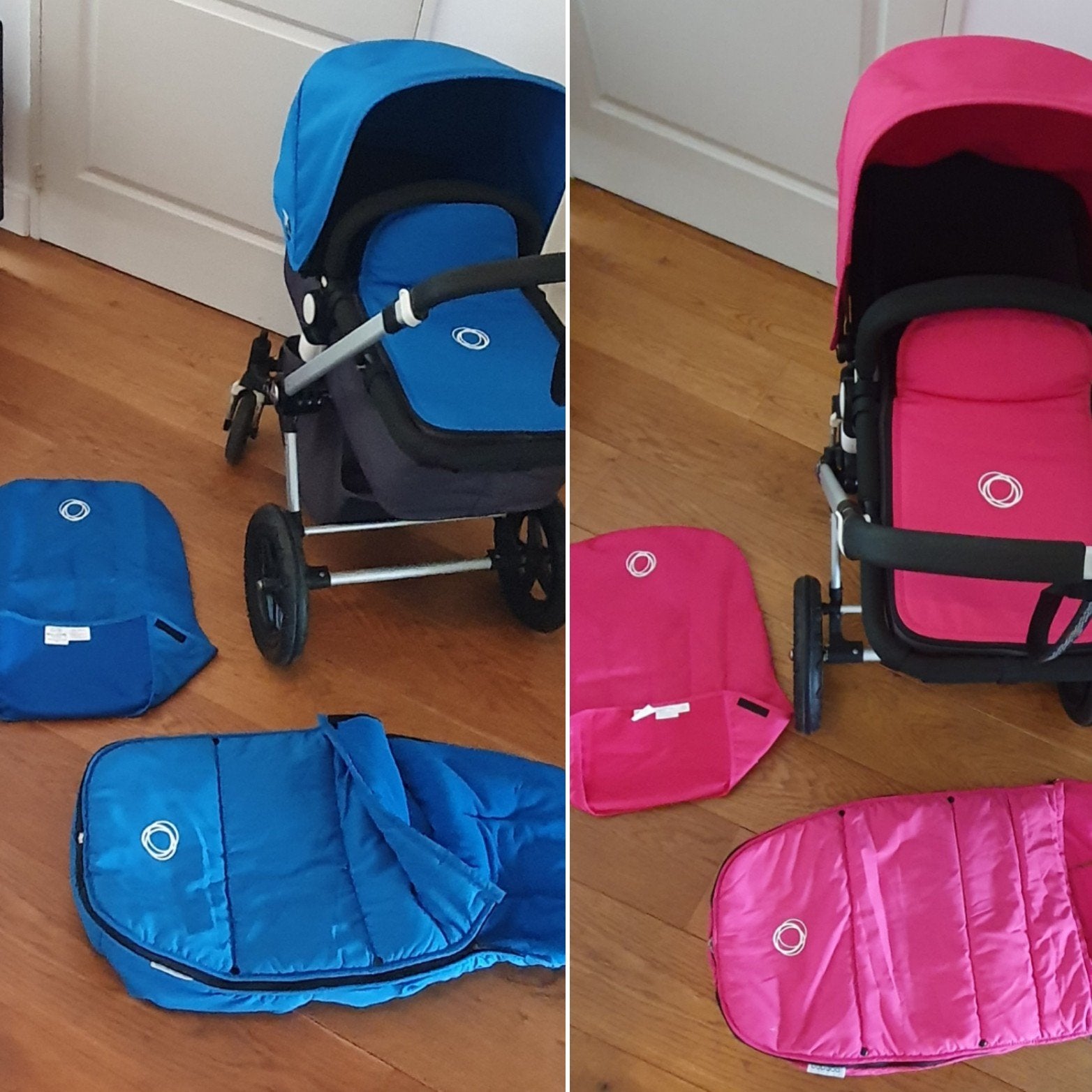 Bugaboo Cameleon extra kledingset blauw en/ of roze, Ophalen, Zo goed als nieuw, Bugaboo