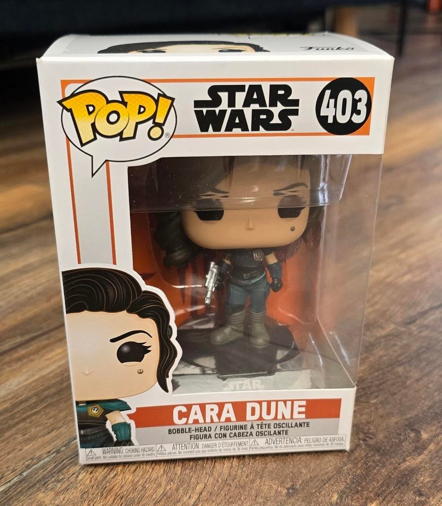 Funko Pop! Star Wars The Mandalorian Cara Dune 403, Verzamelen, Star Wars, Ophalen, Nieuw, Beeldje of Buste