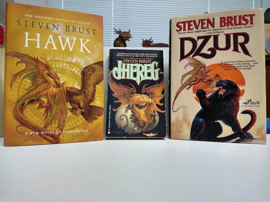 STEPHEN BRUST - JHEREG / DZUR /HAWK TRIO (3 engl bks 2xHC), Verzenden, Zo goed als nieuw, STEPHEN BRUST