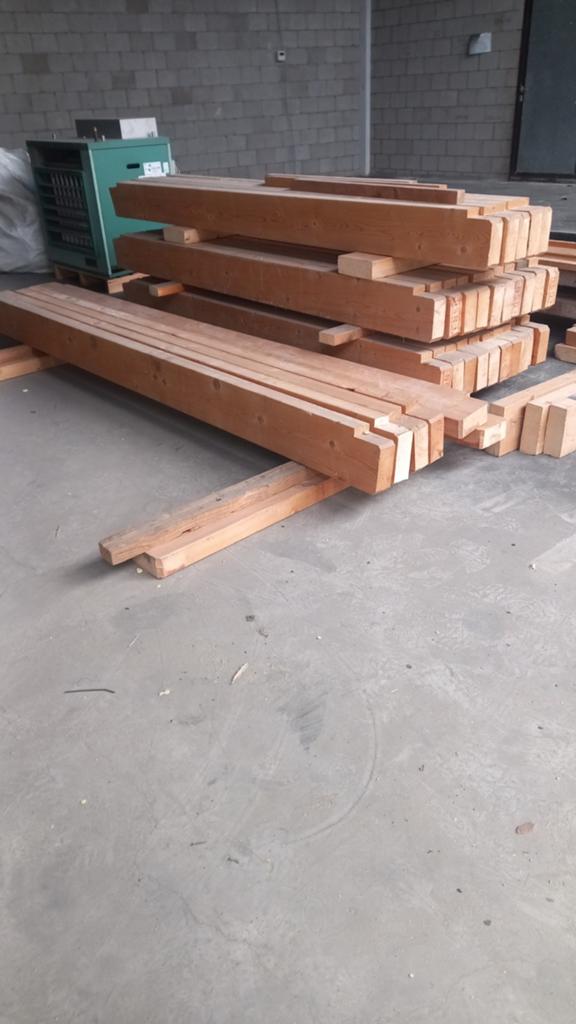 Geschaafd balkhout afm 96x194 mm diverse lengten, Ophalen, Gebruikt, 250 tot 300 cm, 50 mm of meer