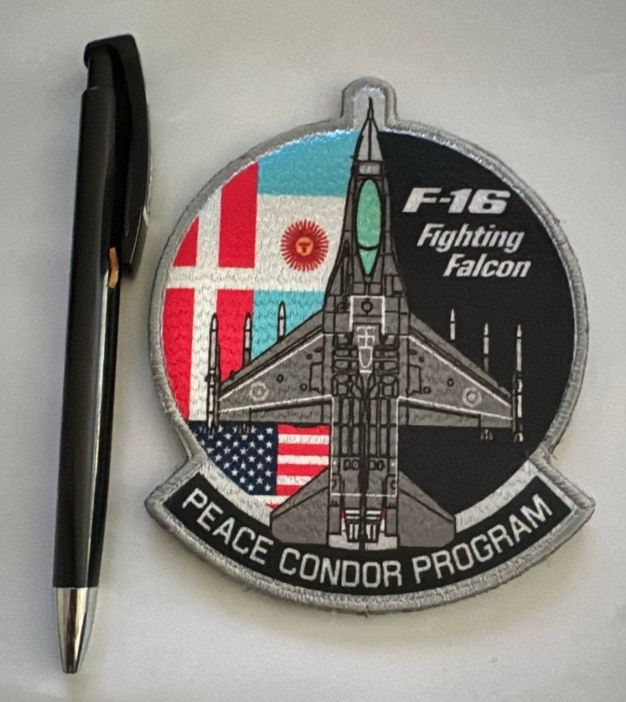 F-16 Peace Condor Program, Ophalen of Verzenden, Luchtmacht, Nederland, Embleem of Badge