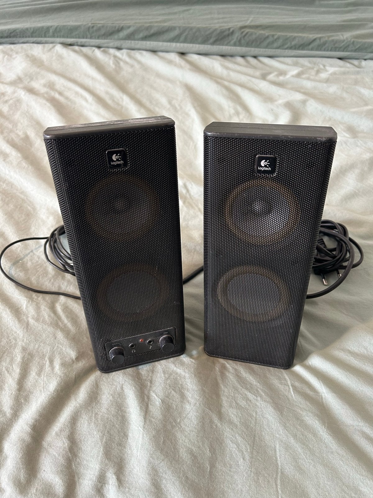 Logitech computer speakers - prima geluid, bedraad, Computers en Software, Pc speakers, Ophalen of Verzenden, Gebruikt, Audiokanaal 2