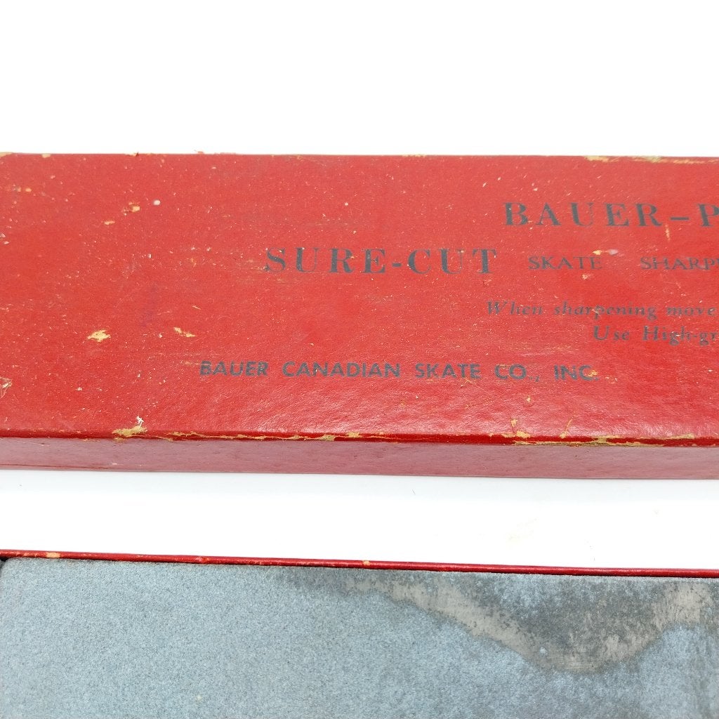 Olie Slijpsteen voor Schaatsen Bauer Co. New York (ML), Ophalen of Verzenden