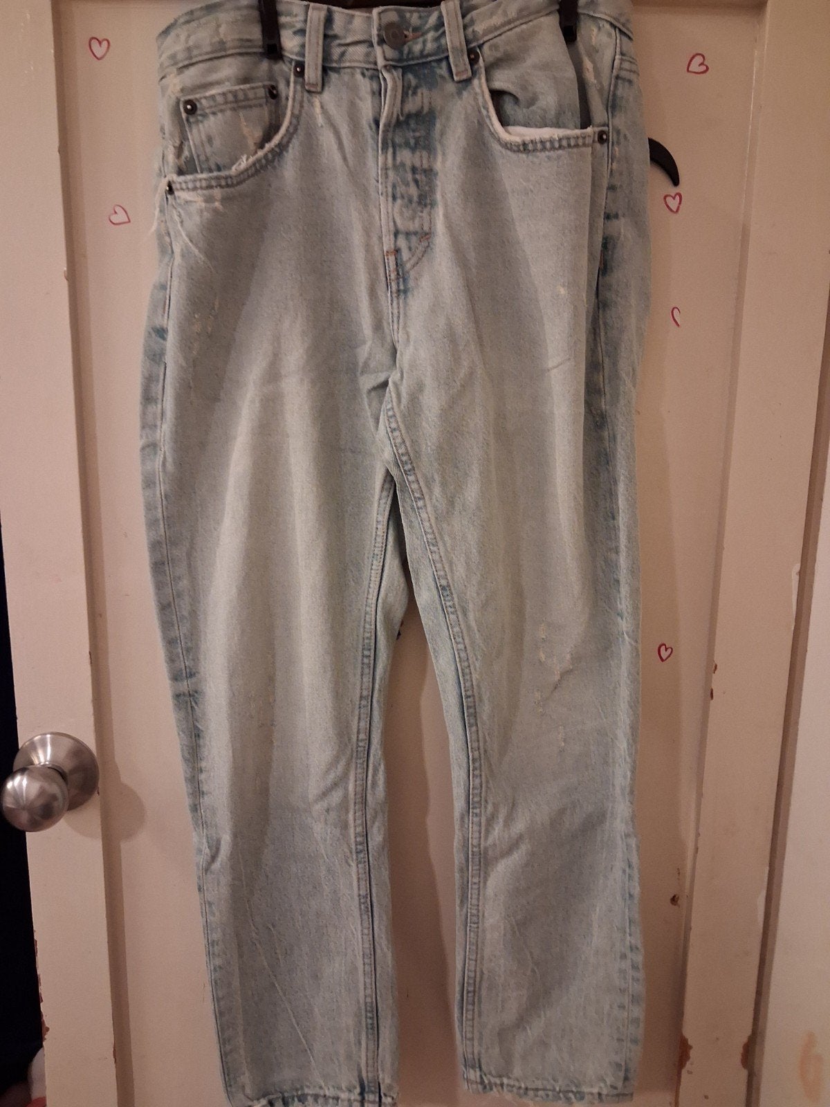 Leuke blauwe Zara broek, Blauw, Zara, Gedragen, Ophalen