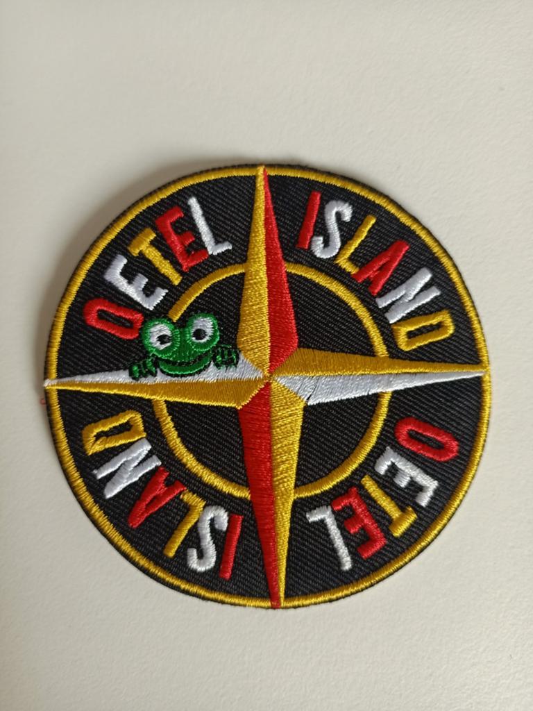 Strijkembleem Oeteldonk island, Ophalen of Verzenden, Nieuw