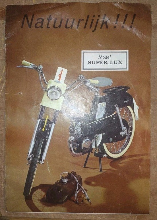 Folder Kaptein Toerist, Super, Mobyclub Mobylette, Ophalen of Verzenden