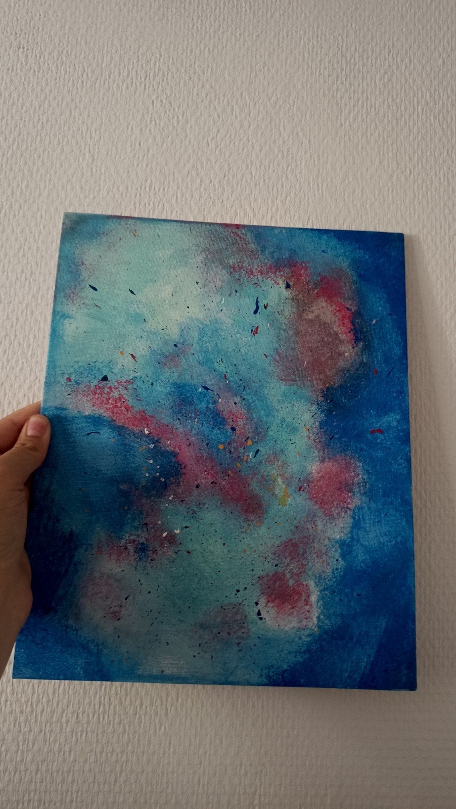 zelfgemaakt - abstract schilderij, Verzenden