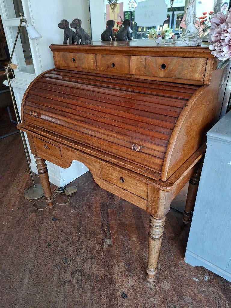 ***SALE*** Vintage houten rolbureau / secretaire, Ophalen of Verzenden, Gebruikt, Vintage klassiek