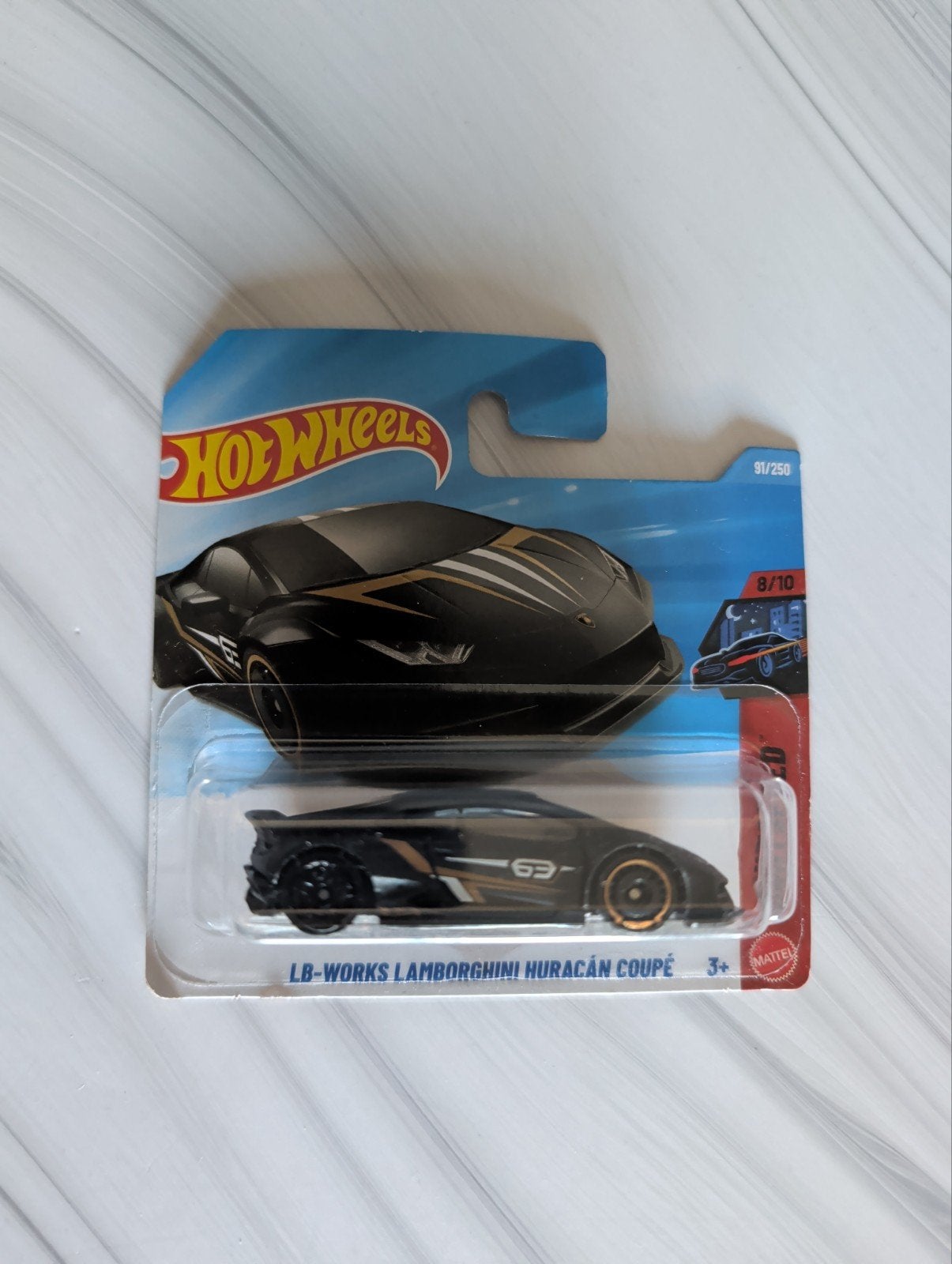 Hot Wheels LB-Works Lamborghini Huracán Coupé Zwart, Ophalen of Verzenden, Nieuw