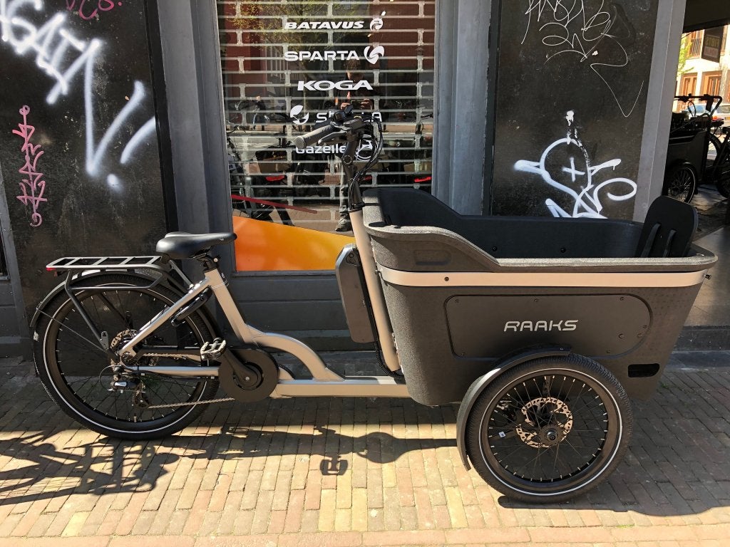 Fietshokje Houtplein: Raaks Rover e-bakfiets  EPP BAK, Fietsen en Brommers, Fietsen | Bakfietsen, Niet ingevuld, 4 kinderen of meer