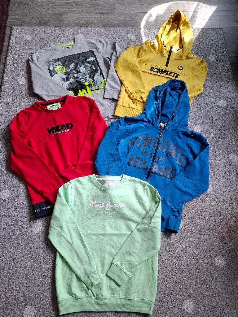 Truien + vest Vingino + Pepe Jeans maat 152, Ophalen of Verzenden, Gebruikt, Jongen, Trui of Vest