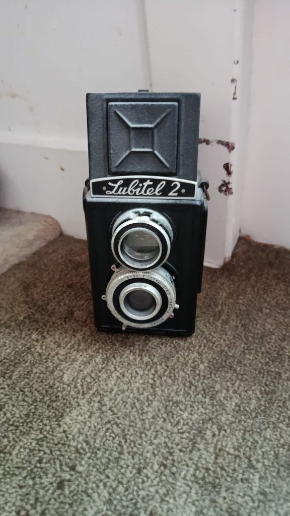 Vintage Lubitel 2 camera - Voor de liefhebber/verzamelaar, Ophalen of Verzenden, Niet werkend, Spiegelreflex, Overige Merken