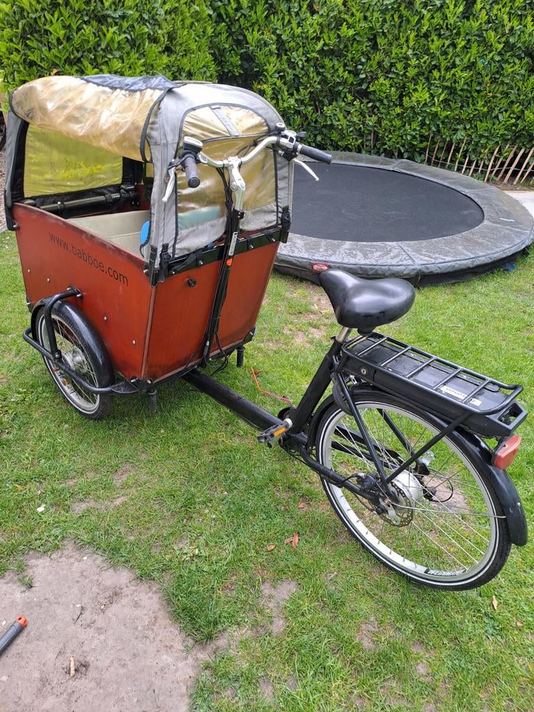 Elektrische babboe big met leuke accessoires, 4 kinderen of meer, Gebruikt, Huif, Ophalen
