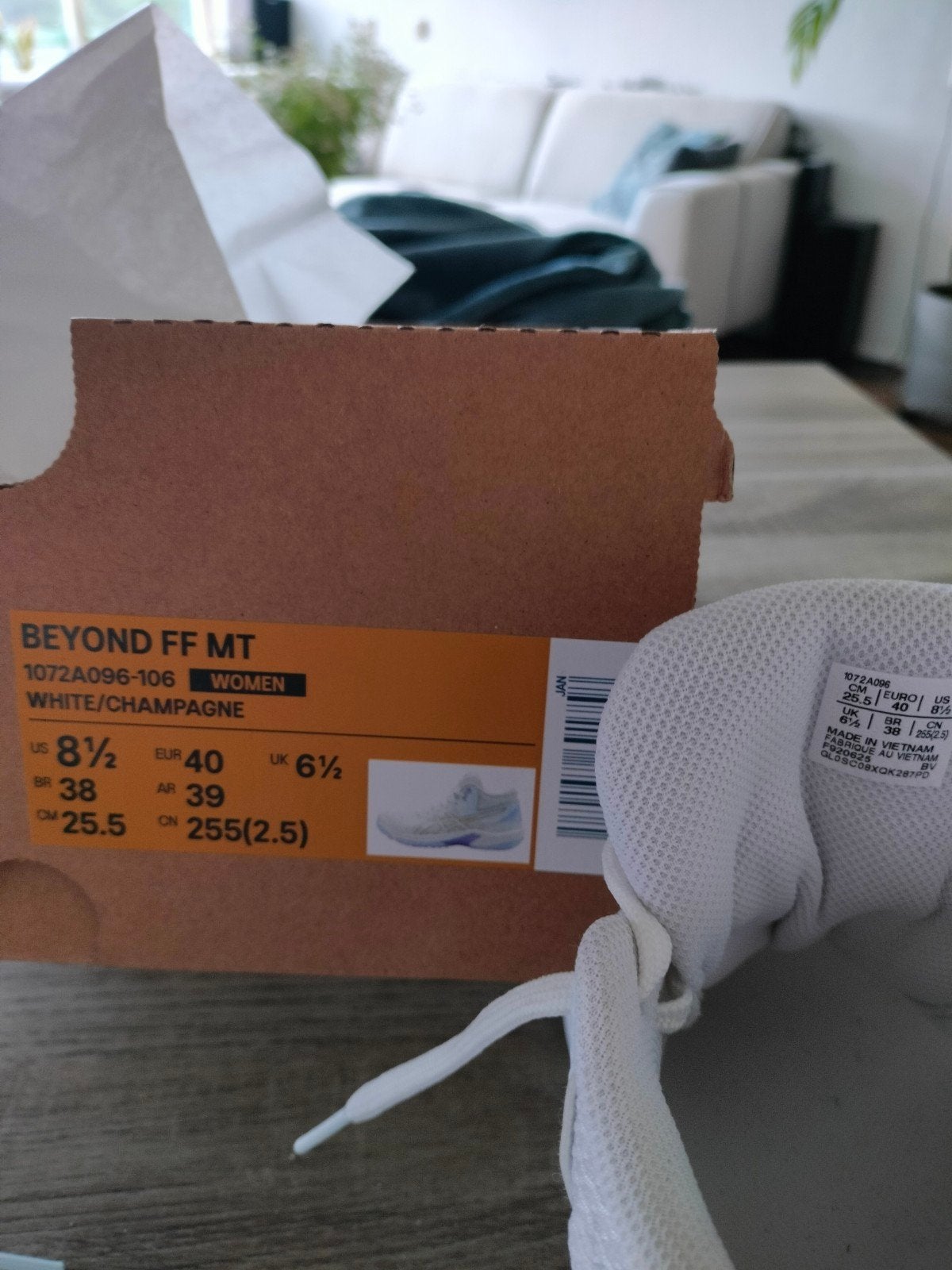 Asics Beyond FF MT - Maat 40 - Nieuw in doos, Kleding | Dames, Schoenen, Overige kleuren, Sportschoenen, Nieuw, Ophalen of Verzenden