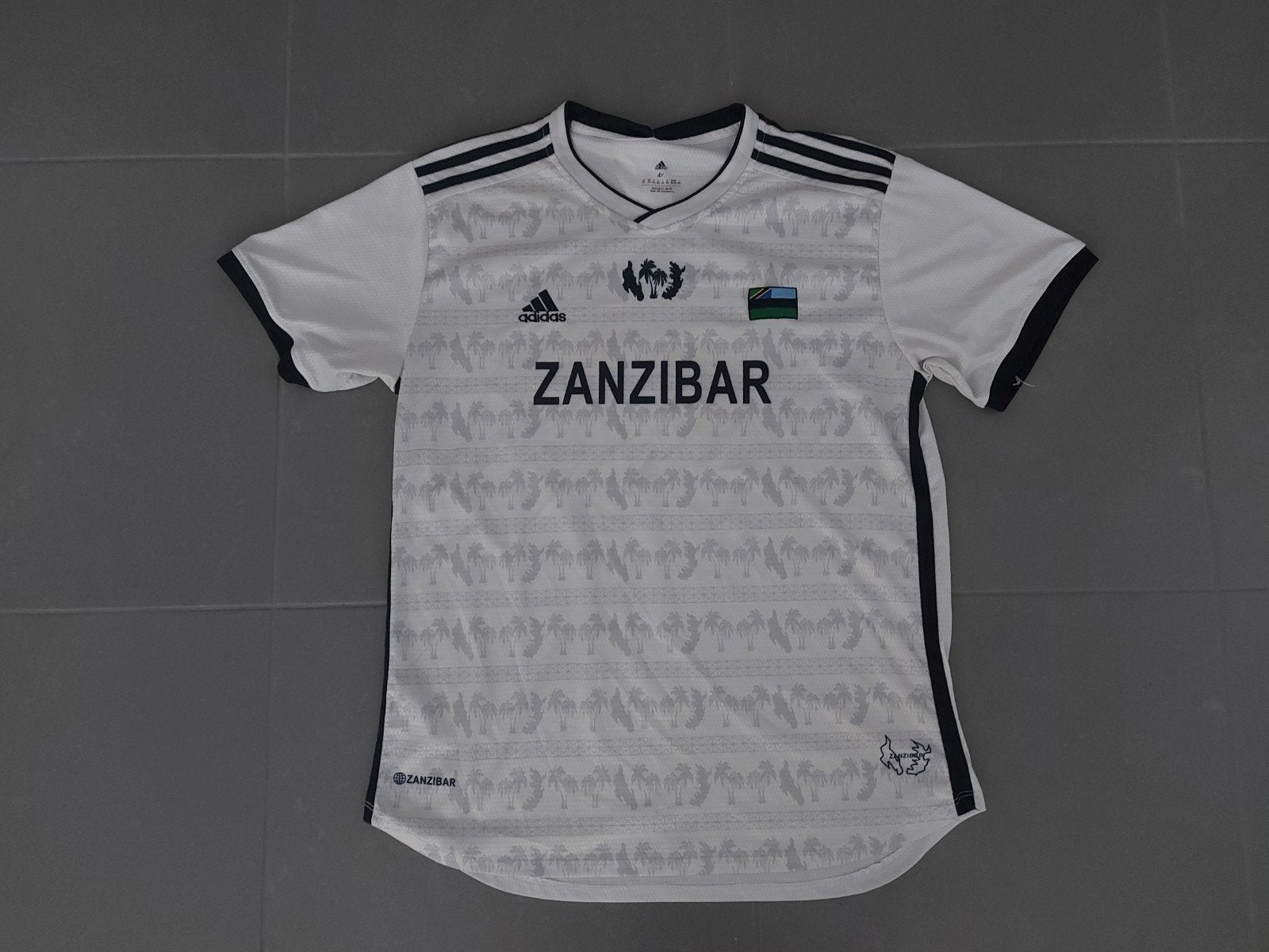 Adidas Zanzibar Voetbalshirt - Maat 4XL, Wit, Nieuw, Overige maten, Ophalen of Verzenden