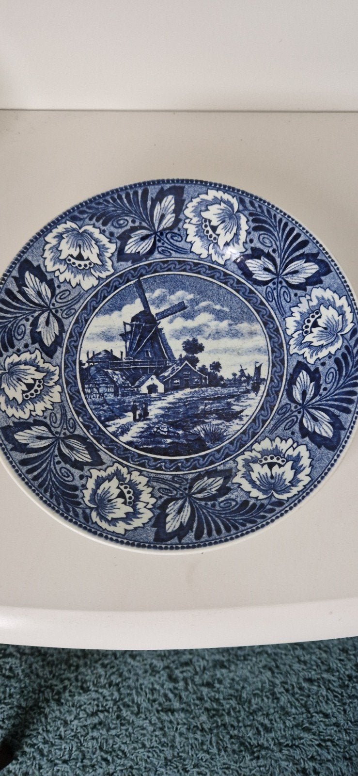 Delfts blauw bordje, Ophalen