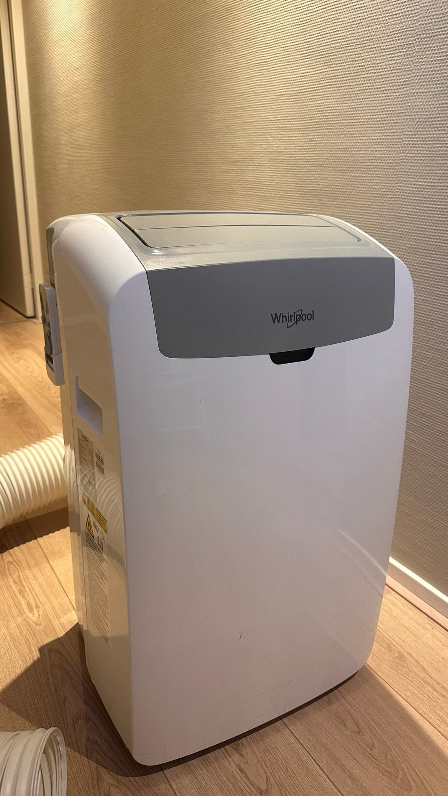 Whirlpool Eco Silent PACW212CO Airco met Afstandsbediening, Ophalen, Minder dan 60 m³, 3 snelheden of meer, Zo goed als nieuw