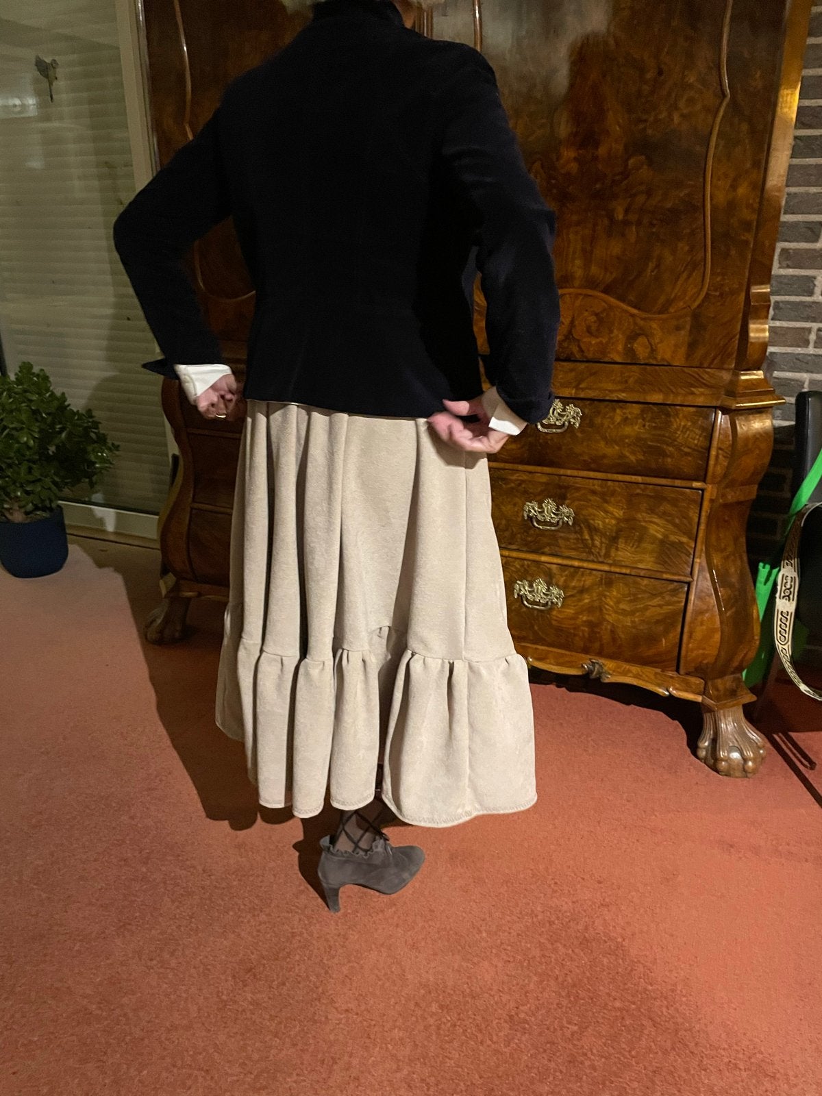 Dickens Kostuum Maat 40 met Rok, Jasje en Blouse, Kleding | Dames, Maat 38/40 (M), Ophalen of Verzenden, Zo goed als nieuw, Kleding