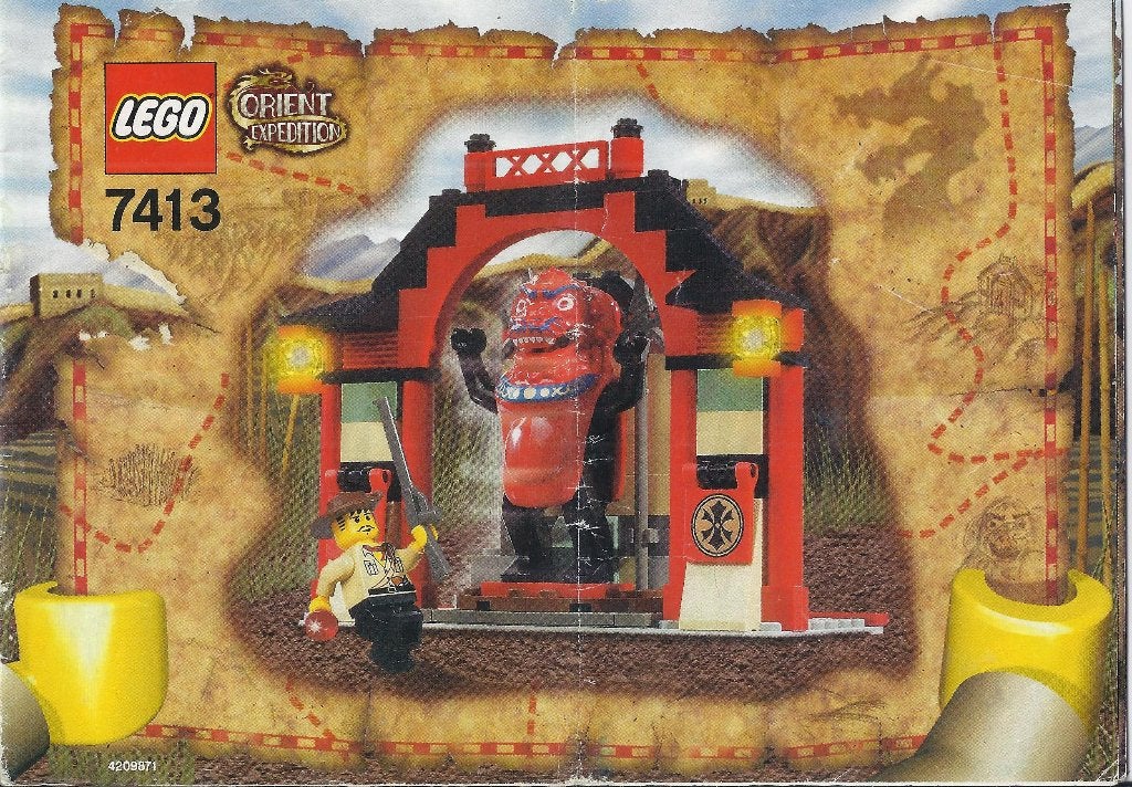 Lego handleiding orient expedition nr 7413, Ophalen of Verzenden