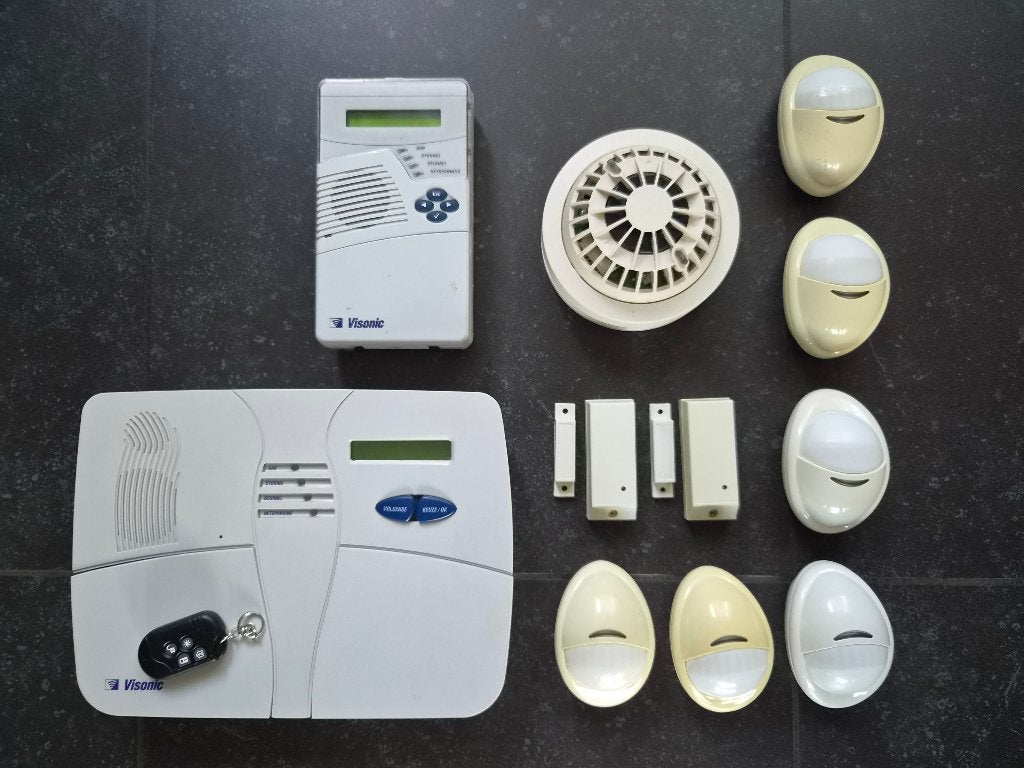 Alarmsysteem Visonic Powermax+ compleet, Doe-het-zelf en Verbouw, Alarmsystemen, Gebruikt, Compleet systeem, Beweging, Draadloos