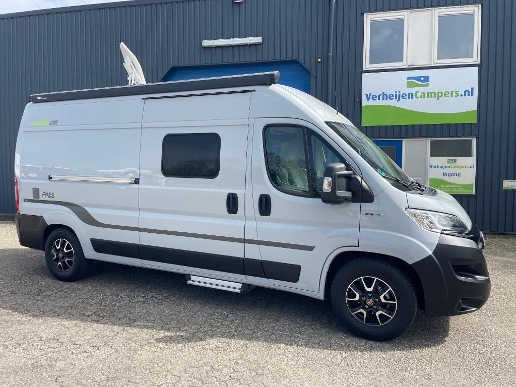 Hymer Free 600 AUTOMAAT, weinig km, topstaat!, Automaat, Buscamper of Camperbus, Fiat, Tot en met 2