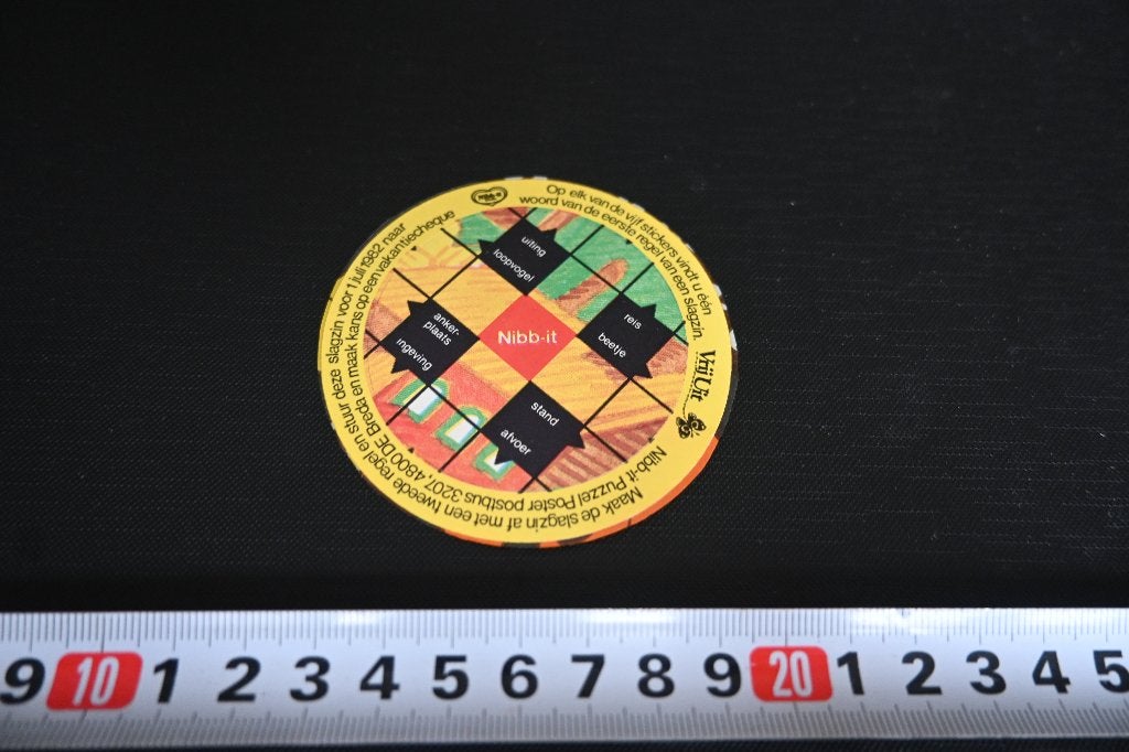 sticker NIBB-IT  Vrij Uit, Ophalen, Zo goed als nieuw