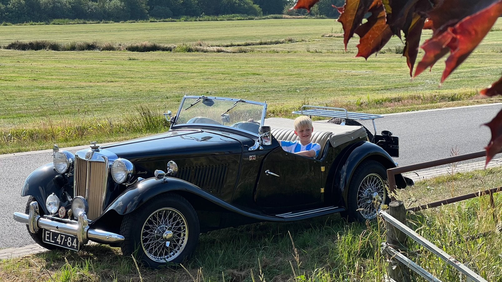 MG TD Midget 1951 – Originele Nederlands, Auto's, Zwart, Origineel Nederlands, 870 kg, Midget