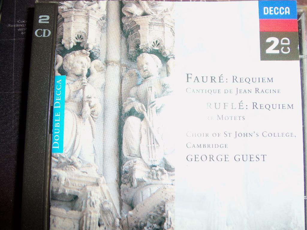 2 CD SET POULENC-FAURÉ en DURUFLÉ., Boxset, Ophalen of Verzenden, Zo goed als nieuw, Romantiek