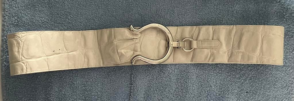 Robako riem / centuur, Ophalen of Verzenden, Zo goed als nieuw, Wit, 100 cm of meer