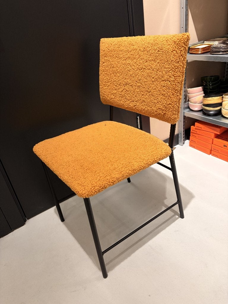 Studio BAC eetkamerstoel JACE SHOWMODEL, Huis en Inrichting, Stoelen, Nieuw, Eén, Metaal, Stof, Overige kleuren, Ophalen