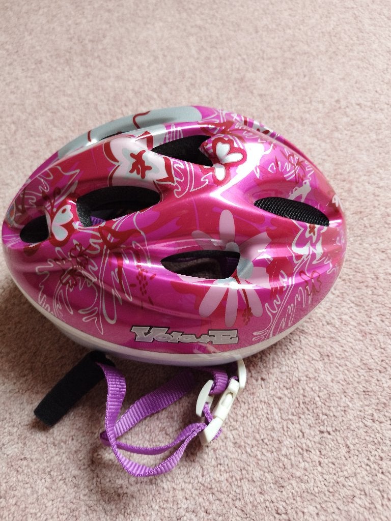Roze Volare kinderfietshelm - Onbeschadigd, Meisje, Overige maten, Zo goed als nieuw, Volare