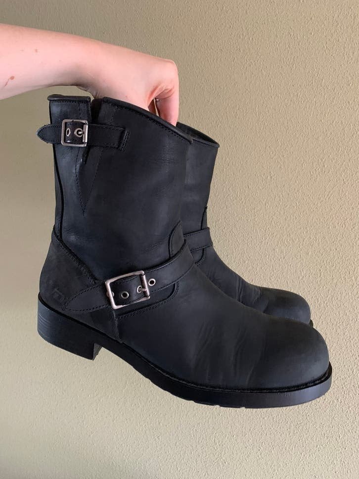 Difi bikerboots 46 western boots motorlaarzen, -, Zwart, -, Boots