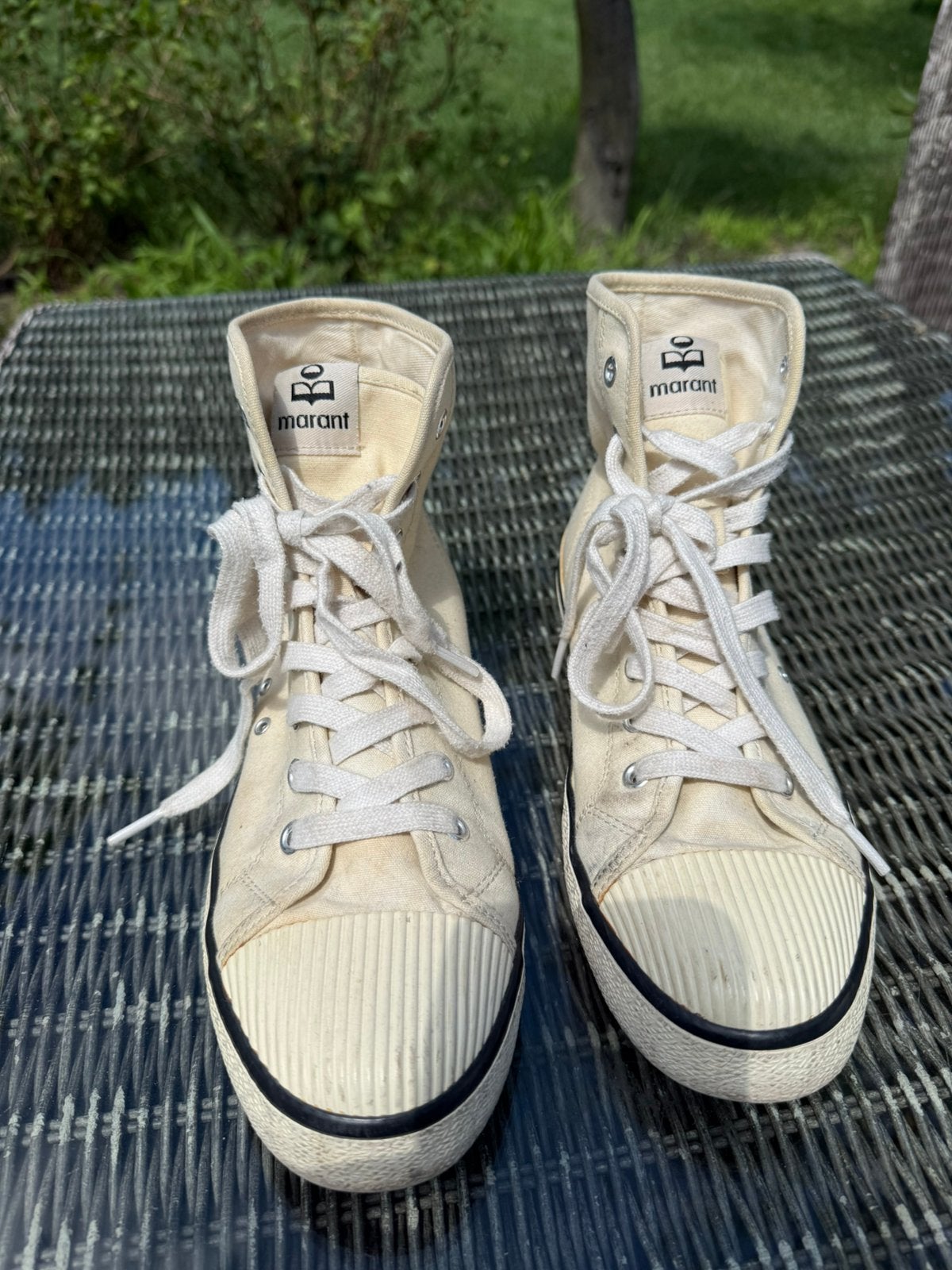 Isabel marant sneakers gympen, Kleding | Dames, Schoenen, Ophalen of Verzenden, Zo goed als nieuw, Wit, Sneakers of Gympen