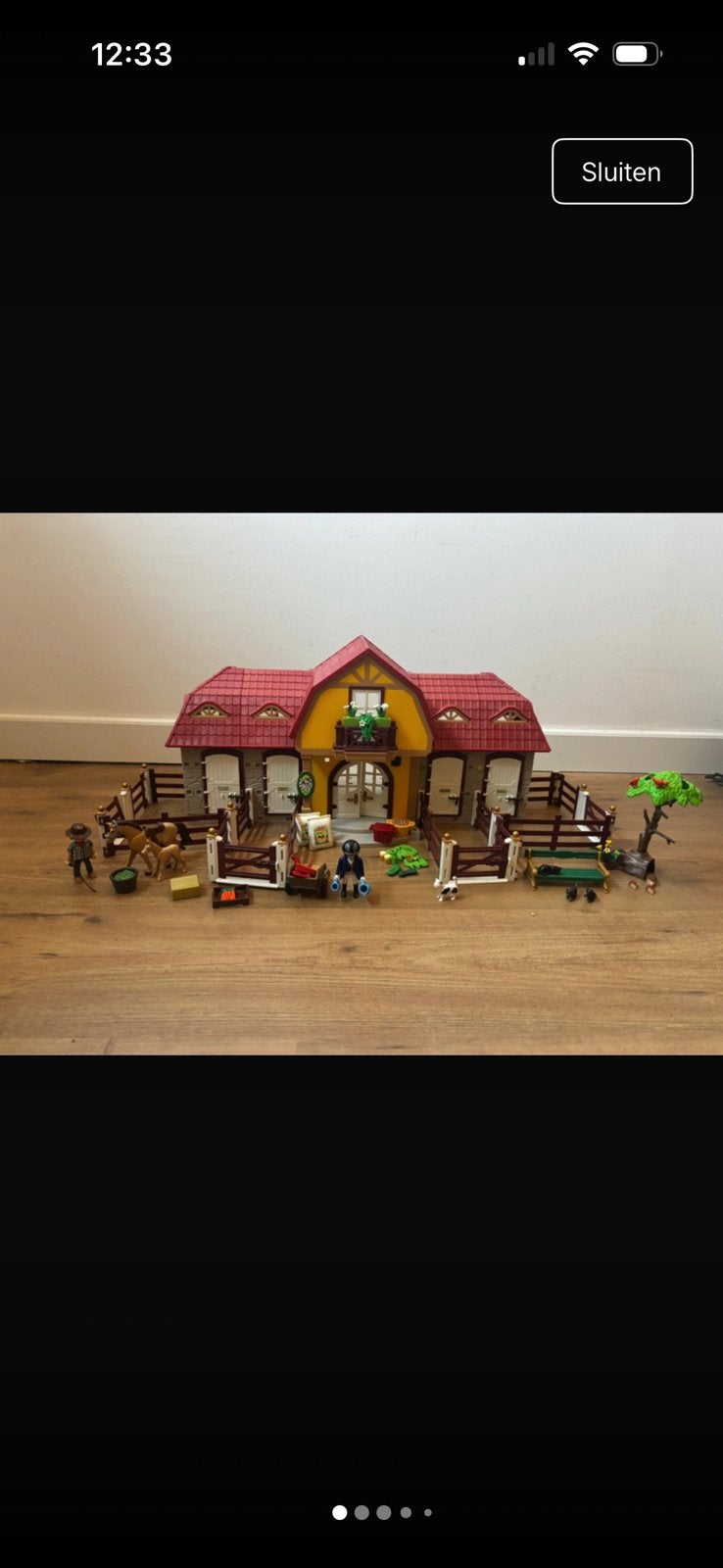 Playmobil grote paardenmanege/ranch 5221, Ophalen, Gebruikt, Complete set, Country